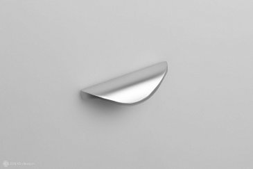 RS025 мебельная ручка-раковина 32 мм сатиновый хром