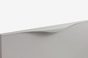 Era торцевая мебельная ручка для фасадов 450 мм сатиновый хром