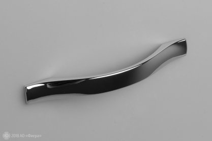 FS065 мебельная ручка-скоба 128 мм хром глянцевый