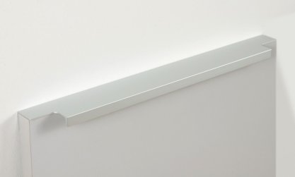 Ray торцевая мебельная ручка для фасадов 300 мм сатиновый хром
