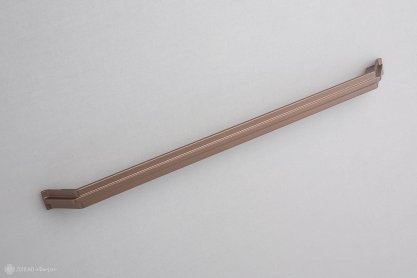 1495 мебельная ручка-скоба 320 мм коричневая