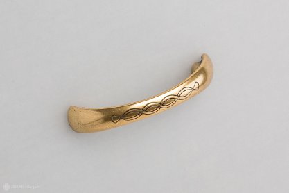 Choice мебельная ручка-скоба 64 мм состаренное золото