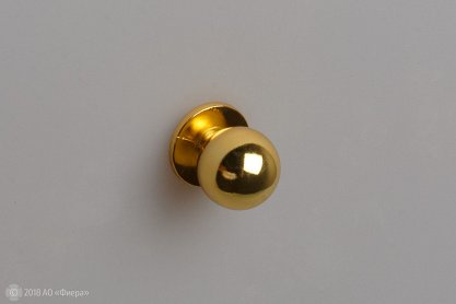 RC006 мебельная ручка-кнопка золото полированное