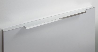 Ray торцевая мебельная ручка для фасадов 450 мм хром полированный