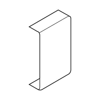 METABOX, Заглушка с логотипом, кремовая