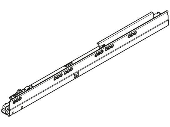TANDEMBOX, направляющая с BLUMOTION, 30кг, 500 мм, прав.