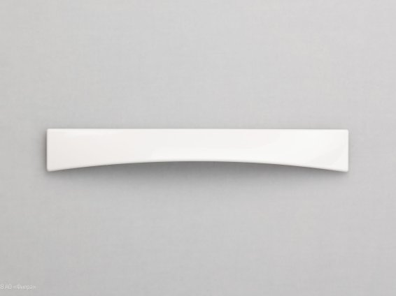 Musa мебельная ручка-раковина 128 мм белый глянец
