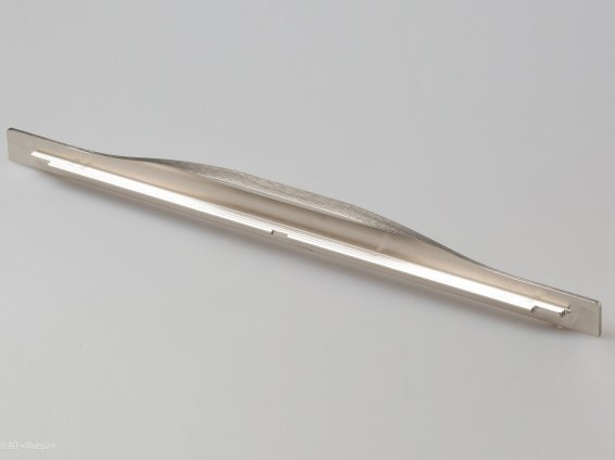 558 торцевая мебельная ручка в размер фасада 397 мм нержавеющая сталь