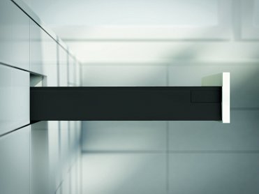 Ящик TANDEMBOX antaro с TIP-ON BLUMOTION (высота М 98,5, глубина 350 мм, вес ящика до 20 кг), крепление под саморезы, черный