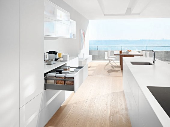 Ящик TANDEMBOX antaro TIP-ON BLUMOTION (высота C 192, глубина 400 мм, до 20 кг), крепление саморез, серый орион