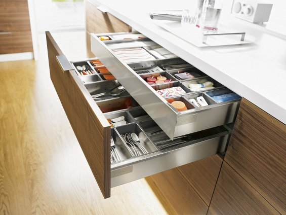 Внутренний ящик TANDEMBOX antaro (высота М 98,5, глубина 400 мм), нержавеющая сталь