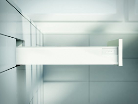 Ящик TANDEMBOX antaro (98,5х500) с TIP-ON BLUMOTION, под саморезы, бел., вес ящика от 10 до 30 кг